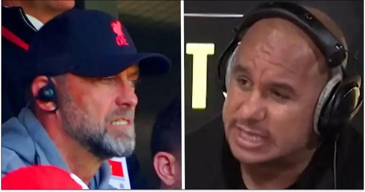 Gabby Agbonlahor says Jurgen Klopp was to blame for Liverpool's performance against Aston Villa