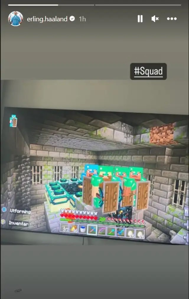 Haaland reveals 'embarrassing' video game he loves to play