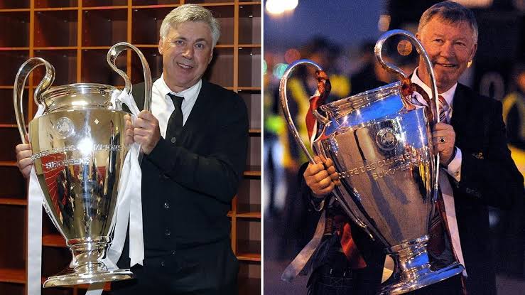 Real Madrid coach Carlo Ancelotti surpasses Sir Alex Ferguson’s long-standing Champions League record