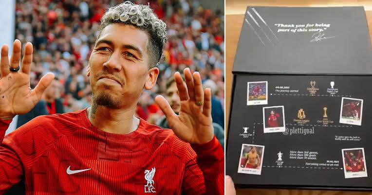 Roberto Firmino prepared 200 gift boxes for friends and staff