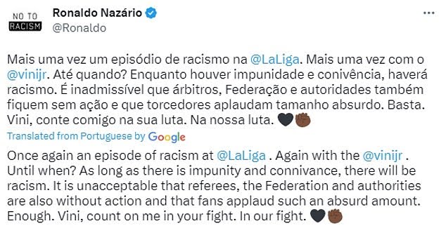 Vinicius Junior not in Real Madrid squad for Rayo Vallecano clash despite seeing red card at Valencia rescinded