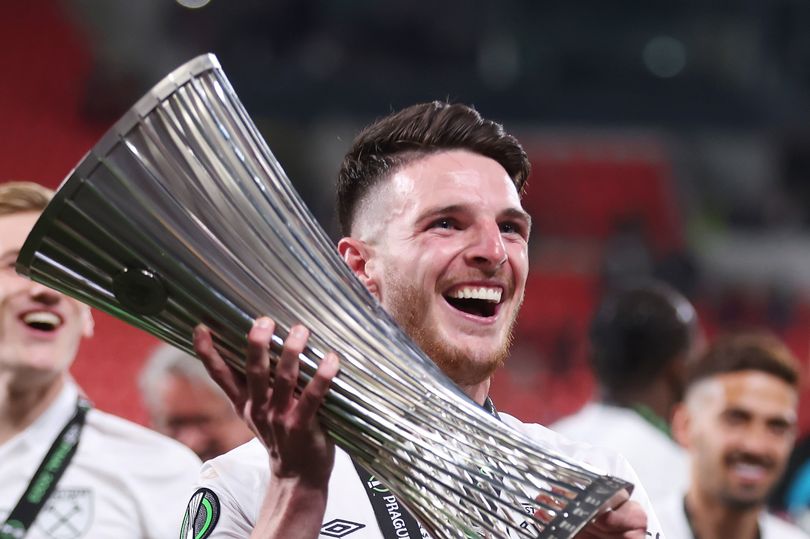 Declan Rice labels David Moyes as West Ham's 'best ever manager' after Europe win