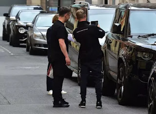 Fan crashes into Gary Neville's Land Rover and then asks Man Utd legend for a selfie