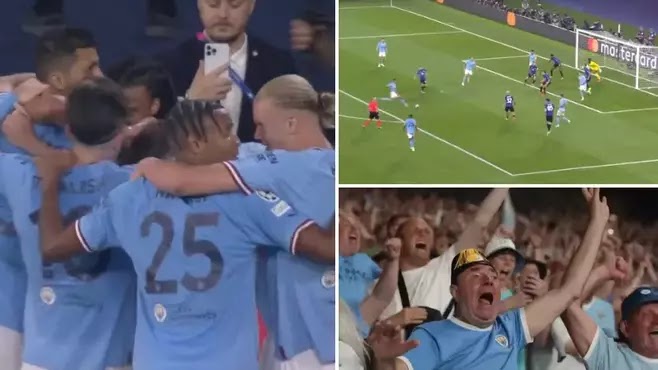 Manchester City are champions of Europe for the first time