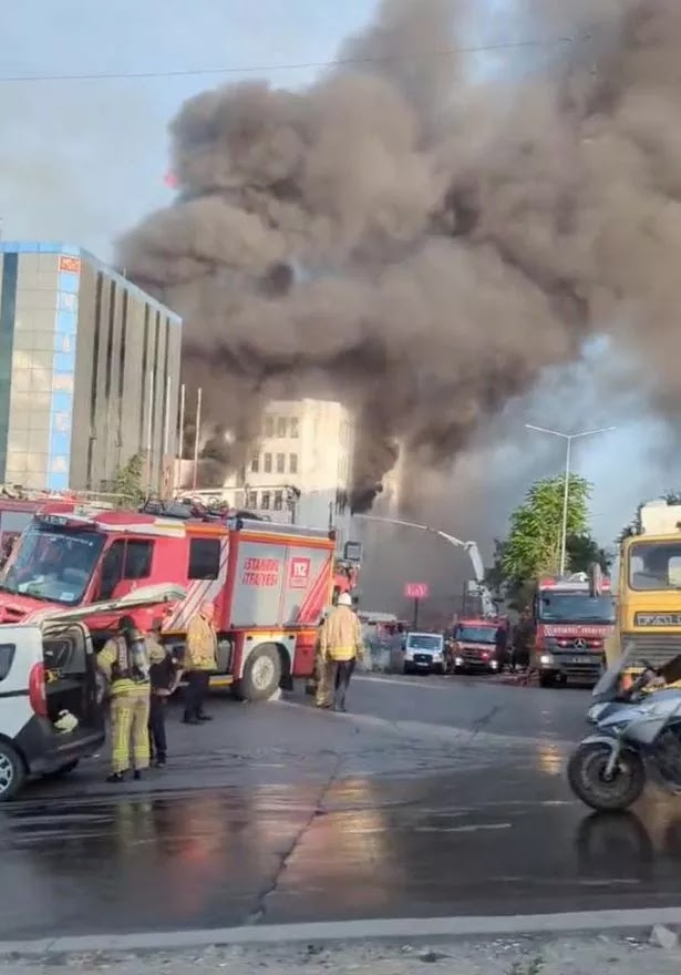 UCL FINAL: Huge blaze rages outside stadium hosting Man City vs Inter Milan as smoke engulfs Istanbul